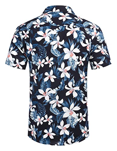 COOFANDY Mens Hawaiian Shirts Short Sleeve