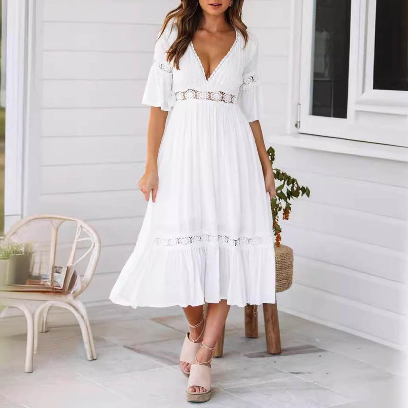 PTOLOCIF Boho Dresses for Women 2025