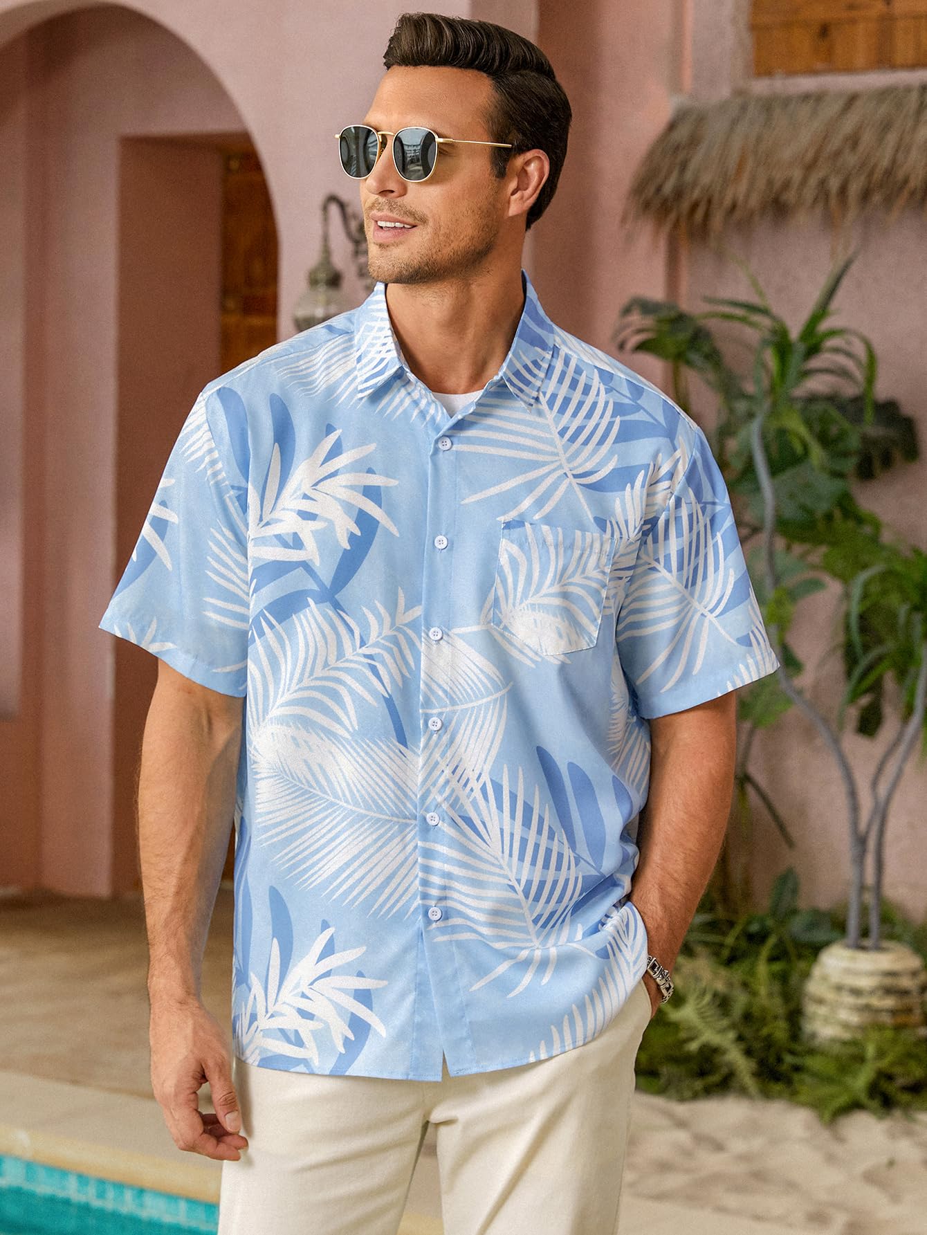 Hardaddy Men's Hawaiian Short Sleeves
