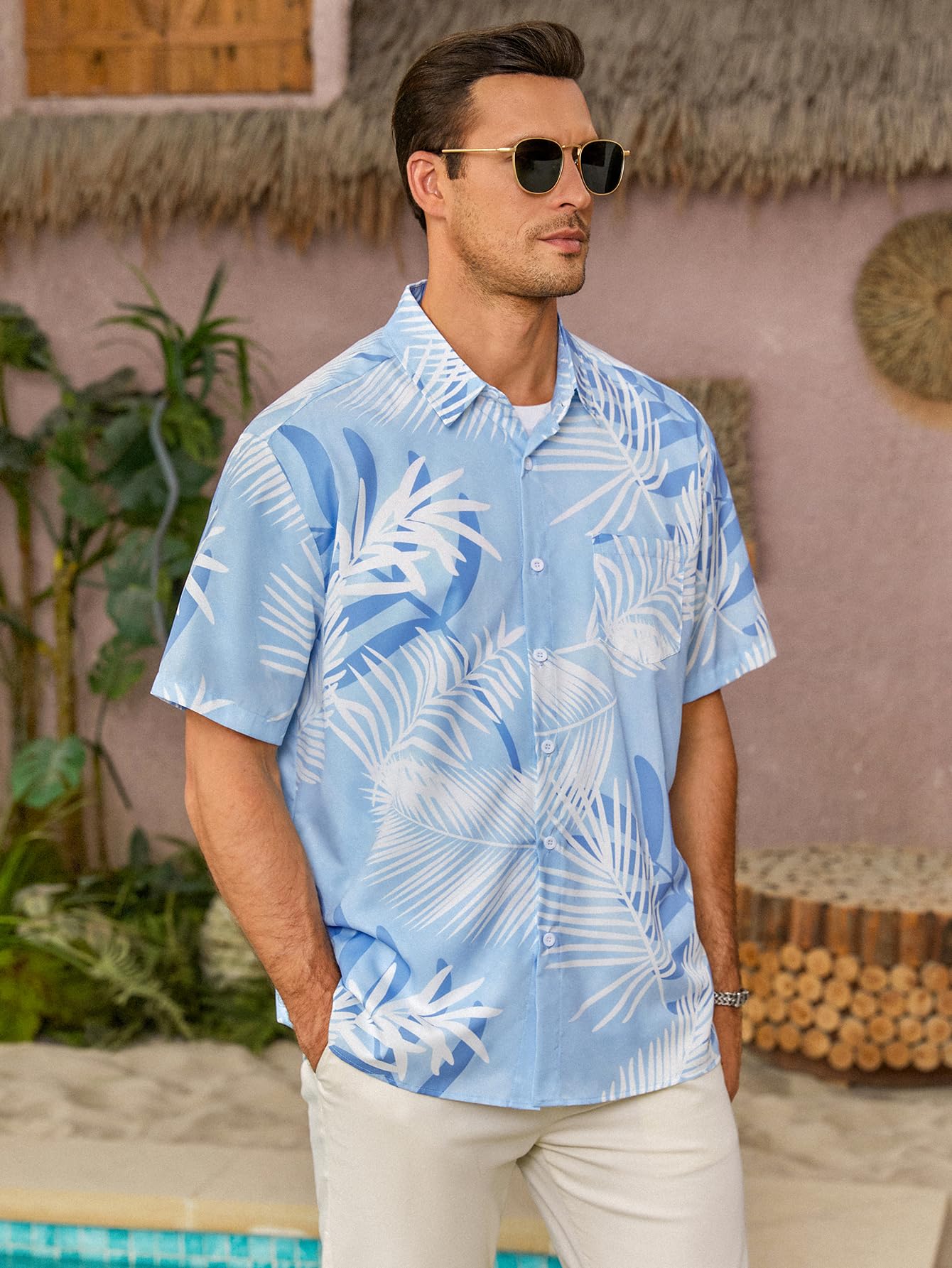 Hardaddy Men's Hawaiian Short Sleeves