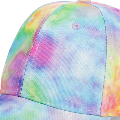 New Fashion Women Tie Dye Cap Multicolor