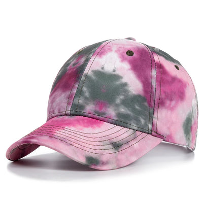 New Fashion Women Tie Dye Cap Multicolor
