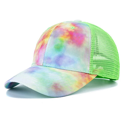 New Fashion Women Tie Dye Cap Multicolor
