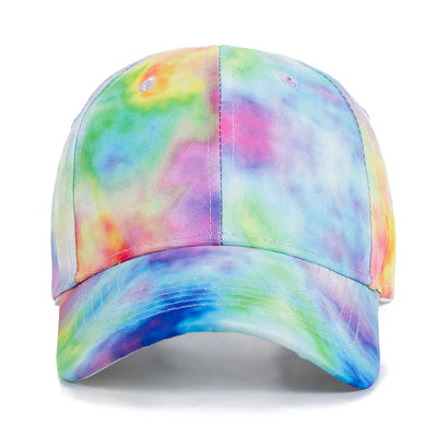 New Fashion Women Tie Dye Cap Multicolor
