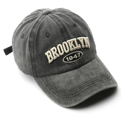 Retro brooklyn Letter Embroidery Baseball