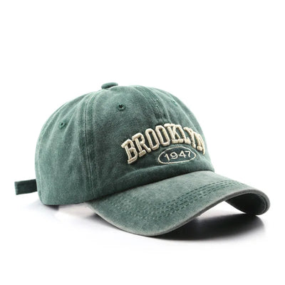 Retro brooklyn Letter Embroidery Baseball