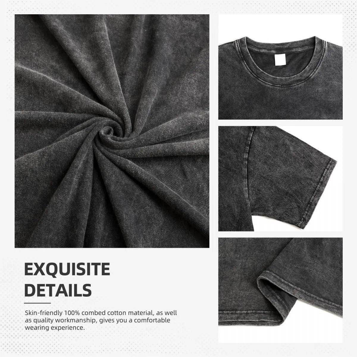 Elder T Shirts Hip Hop Washed 100 Cotton Harajuku T-Shirts