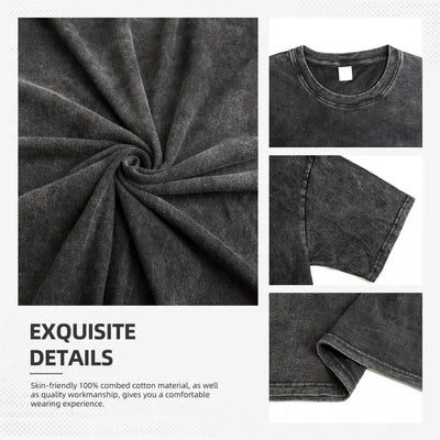 Elder T Shirts Hip Hop Washed 100 Cotton Harajuku T-Shirts