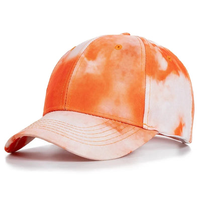 New Fashion Women Tie Dye Cap Multicolor