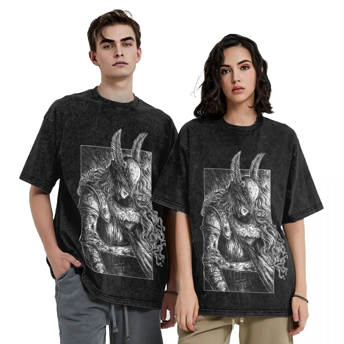 Elder T Shirts Hip Hop Washed 100 Cotton Harajuku T-Shirts