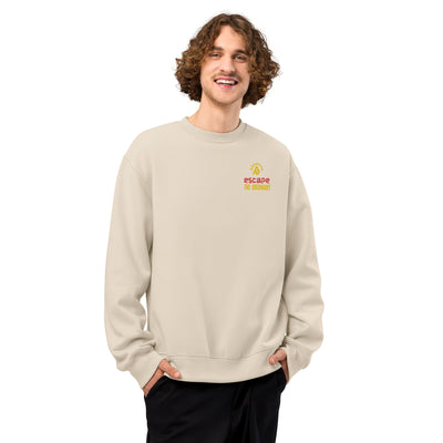Oversized heavyweight sweatshirt