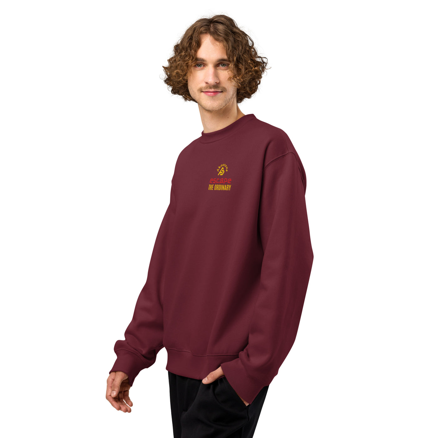Oversized heavyweight sweatshirt